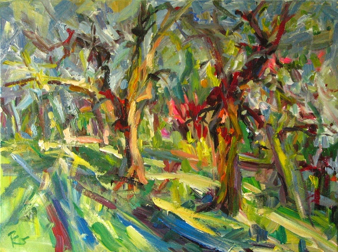 In der Kirschplantage (60x80)