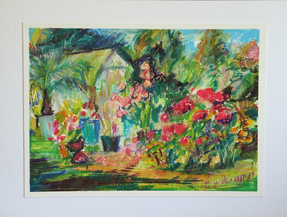 Blumen im Abendlicht