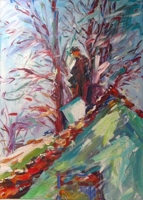 Glück in Gefahr (70x50)