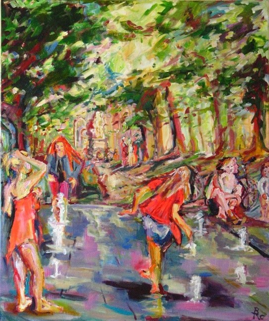 Sommer in der City (120x100)