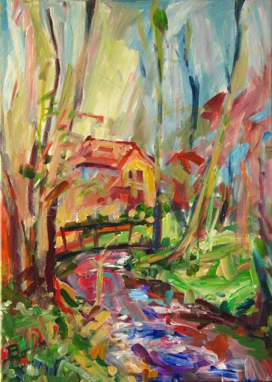 Im Pulsnitztal (70x50)