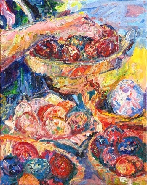 Ostern in der Oberlausitz (50x40)
