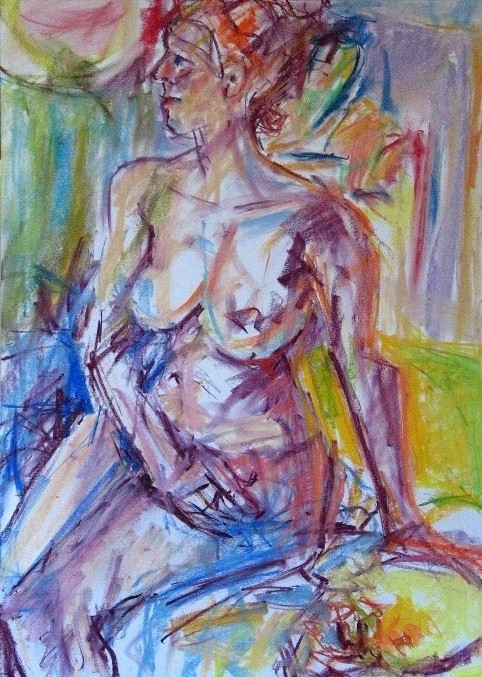 Wartende (70x50)