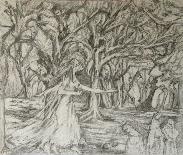 The ind that shakes the Barley  (50x60)
