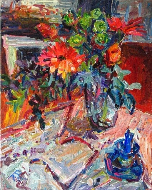 Stillleben mit Leuchter (50x40)