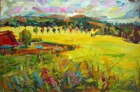 Rapsblüte in der Oberlausitz