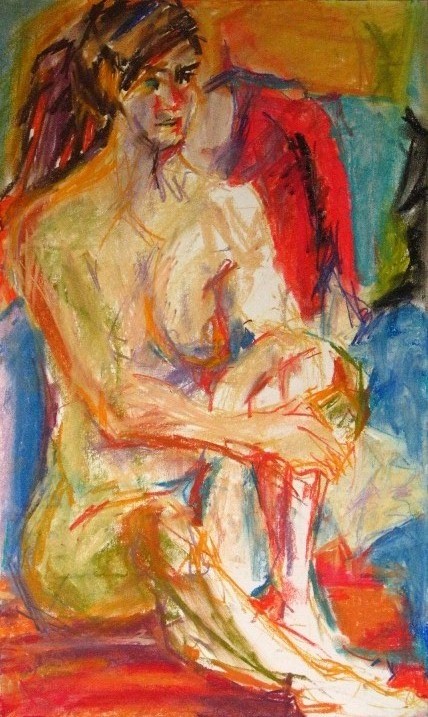 Mädchen mit Pferdeschwanz  (50x30)