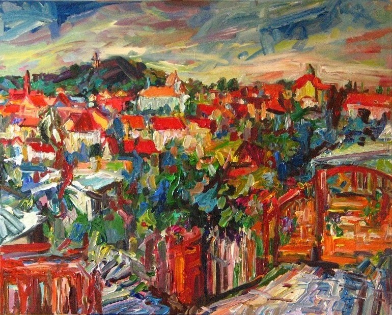 Stadtpanorama von Kamenz
