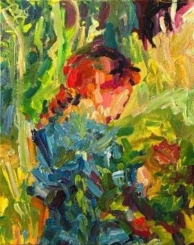 Blumenpflücken