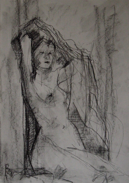 Frau mit Schleier