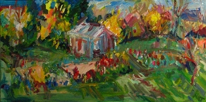 Frühling vorm Haus