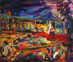 Palais Sommer bei Nacht