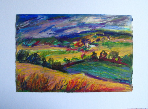 Wind über dem Feld