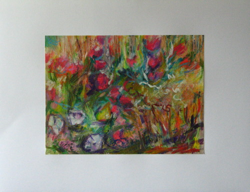 Gräser und Blumen