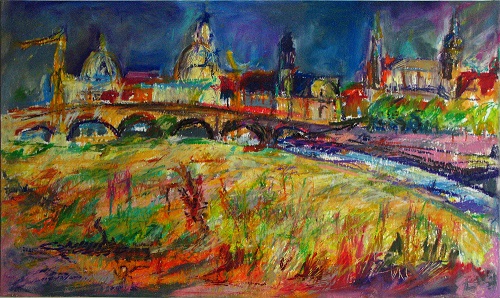 Dresden im Abendlicht
