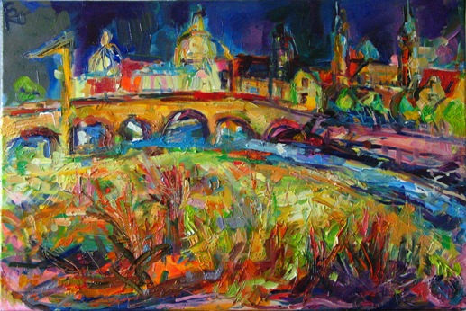 Dresden im Abendlicht