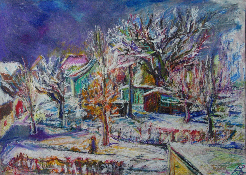Winter im Dorf