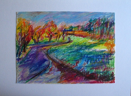 Herbst an der Straße