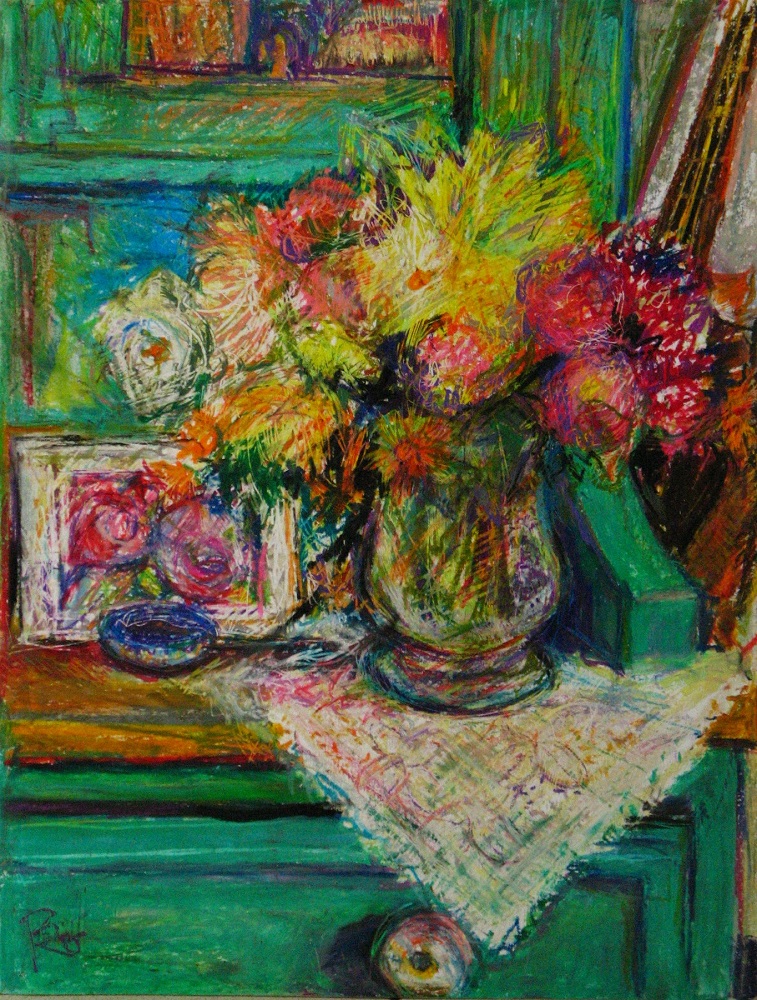 Blumen für eine junge Frau