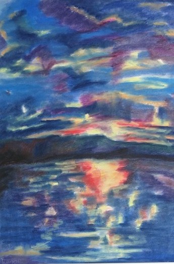 Sonnenuntergang (60x40)