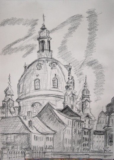 Altdresden Frauenkirche (40x30)