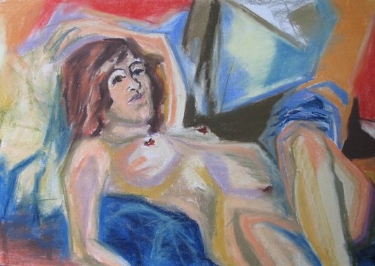 Liegender Akt (50x70)