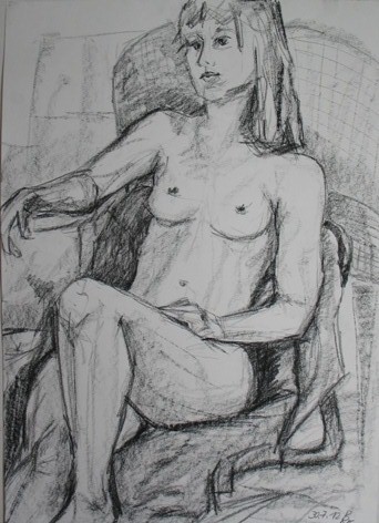 Junge Frau (60x40)