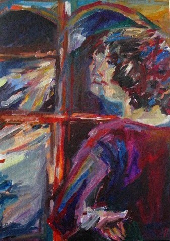 Am Fenster  (50x70)