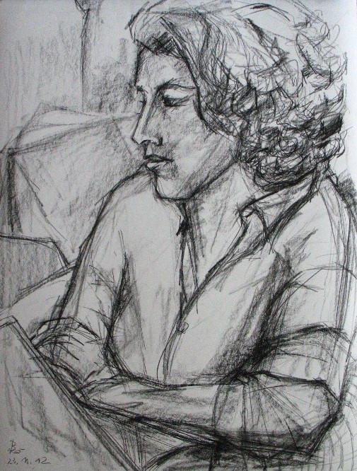 Im Atelier (65x50)