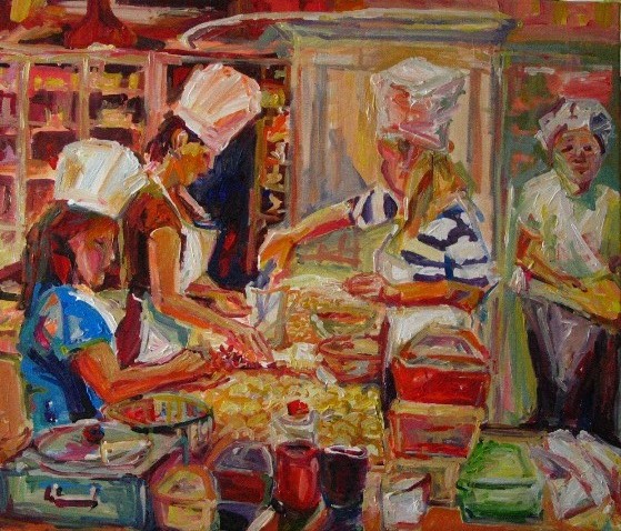 Zu Gast in der Backstube (60x70)