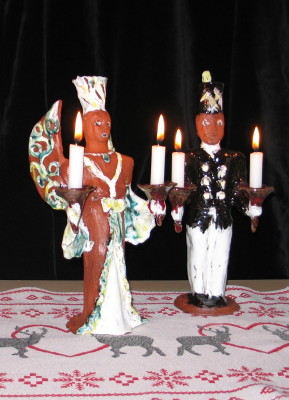 Bergmann - Engel in Terrakotta